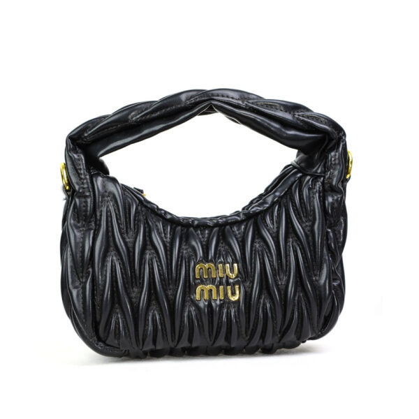 MIUMIU Wander matelassé style nappa leather woman hobo bag mail image